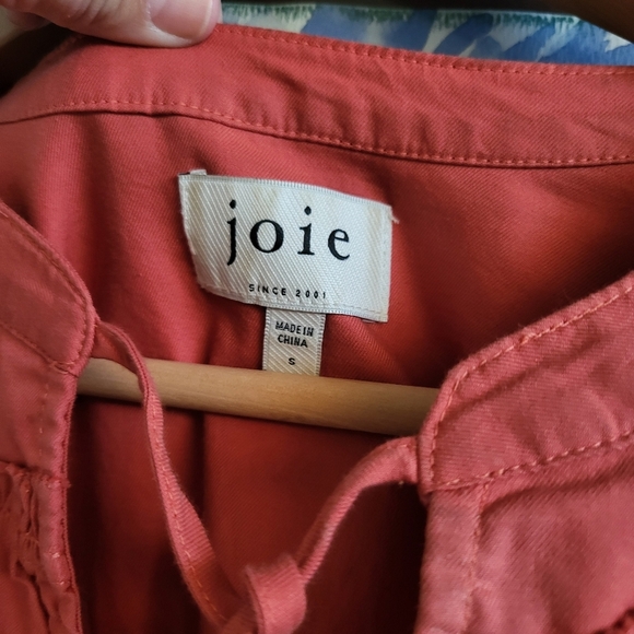 Joie Small puff sleeve top blouse - Picture 2 of 5